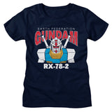 Mobile Suit Gundam - Gundam RX-78-2 Model Womens T-Shirt