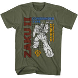 Mobile Suit Gundam - Gundam Zaku II Sheet T-Shirt