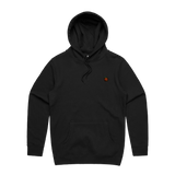 TEKKEN - 'Mokujin' Small Logo Embroidered Pullover Hoodie - Black
