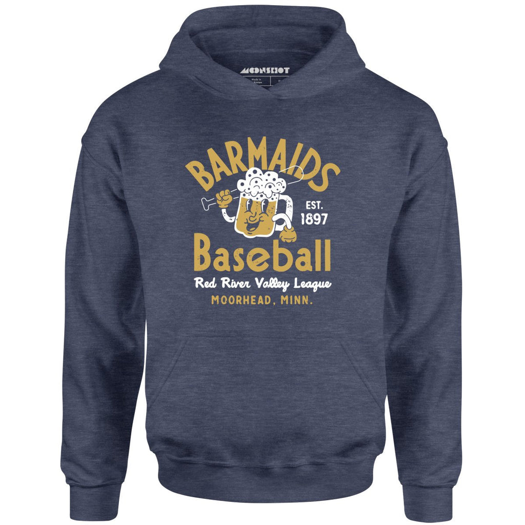Moorhead Barmaids - Minnesota - Vintage Defunct Baseball Teams - Unisex Hoodie