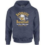 Moorhead Barmaids - Minnesota - Vintage Defunct Baseball Teams - Unisex Hoodie
