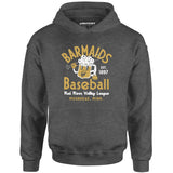 Moorhead Barmaids - Minnesota - Vintage Defunct Baseball Teams - Unisex Hoodie