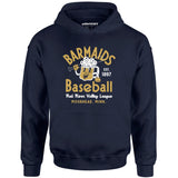 Moorhead Barmaids - Minnesota - Vintage Defunct Baseball Teams - Unisex Hoodie