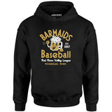 Moorhead Barmaids - Minnesota - Vintage Defunct Baseball Teams - Unisex Hoodie