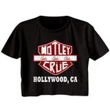 Motley Crue Crue Sign Womens Crop Tee