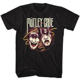 Motley Crue Drama Masks Boyfriend Tee