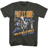 Motley Crue - Girls Girls Girls 1987 Tour Boyfriend Tee