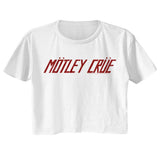 Motley Crue Logo Womens Crop Tee