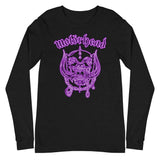 Motorhead - Neon Purple Warpig Long Sleeve T-Shirt