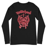 Motorhead - Neon Red Warpig Long Sleeve T-Shirt