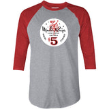 Moulin Rouge Hotel & Casino - Vintage Las Vegas - 3/4 Sleeve Raglan T-Shirt
