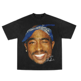 Tupac Blue Bandana Tee