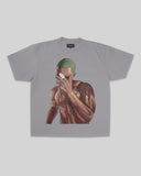 Mr. Ocean Oversized Big Face Cement Tee