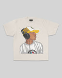 Mr. Williams Oversized Big Face Cream Tee