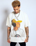 Mr. Williams Oversized Big Face Cream Tee