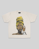 Ms. Badu Oversized Big Face Cream Tee