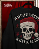 A Little Merry A Little Scary ( Embroidered-Look ) Sweatshirt