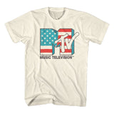 MTV - American Flag Boyfriend Tee