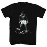 MUHAMMAD ALI - ALI OVER LISTON BIG AND TALL T-SHIRT