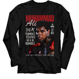 Muhammad Ali - Sweat Photograph Long Sleeve Boyfriend Tee