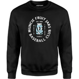 Muncie Fruit Jars - Indiana - Vintage Defunct Baseball Teams - Unisex Sweatshirt