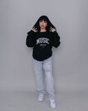 Music Heals Crewneck Black Sweatshirt