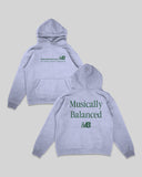 Musically Balanced Grey Hoodie