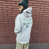 Musically Balanced Grey Hoodie