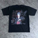 SHIPPUDEN ITACHI SHIRT (BLACK) *PRE ORDER*