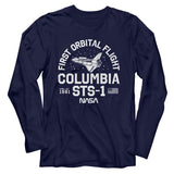 NASA - Columbia Sts 1 Long Sleeve Boyfriend Tee