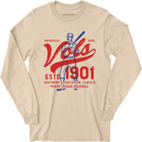 Nashville Vols - Tennessee - Vintage Defunct Baseball Teams - Long Sleeve T-Shirt