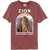 National Parks - Zion Angels Landing Comfort Color T-Shirt