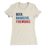 Beer, Barbecue, Fireworks Women's T-Shirt