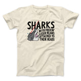 Sharks With Frickinâ€™ Laser Beams Funny Movie Men/Unisex T-Shirt
