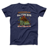 Thanksgiving Day Annual 0Mi Fun Run Funny Thanksgiving Men/Unisex T-Shirt