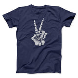 Peace Skeleton Hand Men/Unisex T-Shirt