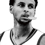 STEPHEN CURRY WHITE TEE Style001