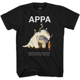 Avatar The Last Airbender APPA Adult T Shirt
