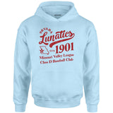 Nevada Lunatics - Missouri - Vintage Defunct Baseball Teams - Unisex Hoodie