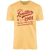 Nevada Lunatics - Missouri - Vintage Defunct Baseball Teams - Unisex T-Shirt