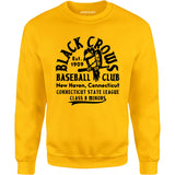 New Haven Black Crows - Connecticut - Vintage Defunct Baseball Teams - Unisex Sweatshirt