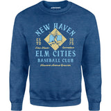 New Haven Elm Cities - Connecticut - Vintage Defunct Baseball Teams - Unisex Sweatshirt