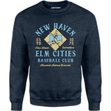 New Haven Elm Cities - Connecticut - Vintage Defunct Baseball Teams - Unisex Sweatshirt