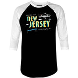New Jersey Drones - Everything's Fine - 3/4 Sleeve Raglan T-Shirt