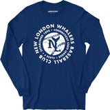 New London Whalers - Connecticut - Vintage Defunct Baseball Teams - Long Sleeve T-Shirt