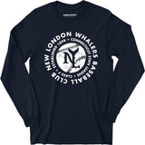New London Whalers - Connecticut - Vintage Defunct Baseball Teams - Long Sleeve T-Shirt