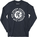 New London Whalers - Connecticut - Vintage Defunct Baseball Teams - Long Sleeve T-Shirt