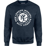 New London Whalers - Connecticut - Vintage Defunct Baseball Teams - Unisex Sweatshirt