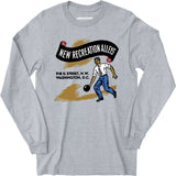New Recreation Alleys - Washington D.C. - Vintage Bowling Alley - Long Sleeve T-Shirt
