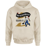 New Recreation Alleys - Washington D.C. - Vintage Bowling Alley - Unisex Hoodie